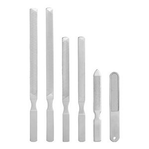 En stock : Outils de soin des ongles, lime à ongles en acier inoxydable à quatre faces, lime à pédicure épaissie, bande de ponçage pour ongles fongiques. - Product Image 3