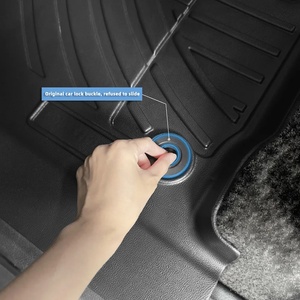 พรมปูพื้นรถยนต์ KQD ดีไซน์ใหม่ 3 มิติ 5 มิติ กันลื่น กันน้ำ ผลิตจากวัสดุ TPE สำหรับรถยนต์มิตซูบิชิ เอ็กซ์แพนเดอร์ - Product Image 4