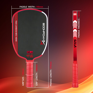 Raqueta de Pickleball SELA de Fibra de Carbono T800 de 16 mm de Grosor, Marco AGASSI, Núcleo GEN5 para Ofrecer la Máxima Potencia - Product Image 5