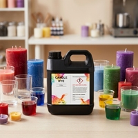 Colorant liquide pour bougies 1 kg, haute concentration, sûr et naturel pour la fabrication de bougies à la cire de soja, coloration stable, approvisionnement en vrac pour les fabricants
