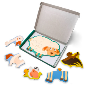 ของเล่นปริศนาเพื่อการเรียนรู้สำหรับเด็กพัฒนาสติปัญญาทั้งหกด้านมีลวดลาย3D คาถาสีรุ้ง - Product Image 5