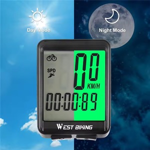 Speedometer Bersepeda Layar Besar dengan Lampu Latar, Tahan Air IPX6, Odometer LCD untuk Sepeda <span class=keywords><strong>MTB</strong></span>, Sepeda Jalan, Latihan, Perlengkapan Komputer Sepeda - Product Image 5