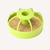Mangeoire ronde pour oiseaux, anti-déversement, anti-éclaboussures, bol d'alimentation pour volailles, distributeur automatique d'eau et de nourriture pour perroquets, accessoires de cage