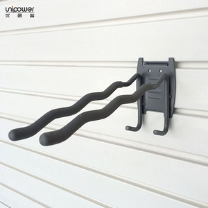Unipower <b>Plastic</b> Garage <b>Hooks</b> Gray Wall Mounted Rectangle Shape 3C-1 For Storage - Product Image 3