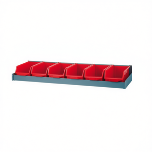 5003 A3 Tool <b>Storage</b> Bin Set 5 Compartment Red Organized <b>Workshop</b> <b>Storage</b> Solution - Product Image 2