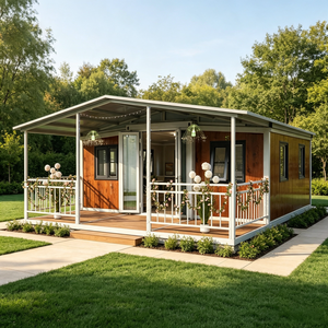 Fabricant de maisons conteneurs, vente en gros, maisons conteneurs préfabriquées sur mesure, 20 pieds, 40 pieds, maison pliable portable pour hôtel, <span class=keywords><strong>camping</strong></span>, dortoir - Product Image 1