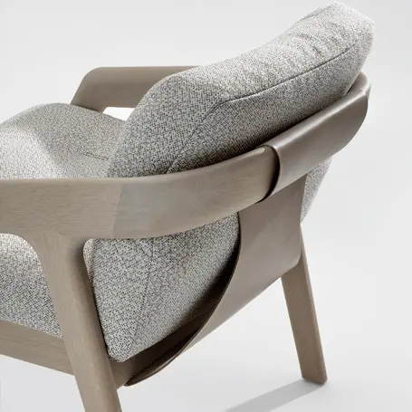 Muebles personalizados de alta calidad Estructura de madera maciza Patas de acero Silla para muebles de sala de estar Conjunto de sillón cómodo