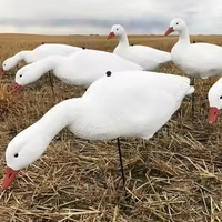 Décoys de canard des neiges réalistes en mousse EVA plastique personnalisés en gros, oies blanches flottantes pour la chasse