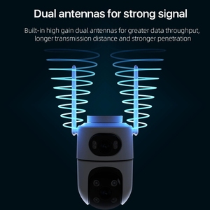 Cámara IP CCTV Económica, Pequeña, a Color, con Visión Nocturna, Inteligente, de Doble Lente, Wifi, Aplicación <span class=keywords><strong>Icsee</strong></span>, 4MP, PTZ para Exteriores, Seguridad para el Hogar - Product Image 5