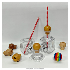 Customizable 375ml PC Plastic Cocktail Wine Glass <strong>Tequila</strong> Bottle Featuring Customizable Logo for Party Occasions Factory <strong>Price</strong> - Product Image 6