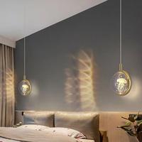 Longue boule de cristal goutte pendentif lumière moderne chaîne de fer lustre Duplex escalier en colimaçon éclairage personnaliser fournisseur