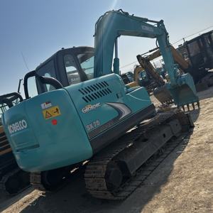 Vente à chaud Mini pelle d'occasion KOBELCO SK75 7.5 TONNES d'occasion avec des machines d'occasion en bon état à vendre - Product Image 3