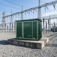 Dış Mekan Kompakt Kutu Tipi Üçlü Trafo Merkezi 11kV 10kV 0.4kV 50Hz Entegre Trafo Anahtarlama Cihazı EV Şarj İstasyonu Güneş Enerjisi PV