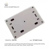 Boîtier en plastique ABS rond pour haut-parleur électronique Iot Project Network Enclosure 75*48*21mm CN142