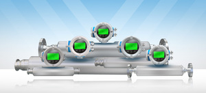 Débitmètre Coriolis numérique haute précision pour utilisation longue durée, pour fluides, gaz, air, eau, huile, DN40, construction en acier inoxydable avec bride - Product Image 4