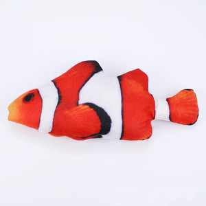 Realistic Eco-Friendly Small Plush Fish <b>Cat</b> <b>Toy</b> Christmas <b>Interactive</b> Chew Bite Fippity Fish - Product Image 1
