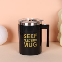 Tasse à café intelligente portable 400 ml avec logo personnalisé Emerit 2026, auto-mélangeuse, avec boîte de couleur neutre pour la vente en gros