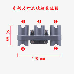Soporte de almacenamiento para aspiradora Dyson V7 V8 V10 V11 V15, organizador de plástico compatible para uso doméstico - Product Image 3