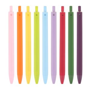 Bolígrafos de Gel Plástico Multicolores Baratos con Logotipo Personalizado, Bolígrafo de Gel Retráctil Promocional con Tinta Morandi, Material Escolar - Product Image 1