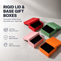 Boîte cadeau rigide personnalisée, logo estampé à chaud, plusieurs finitions et couleurs pour la vente en gros