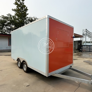 Camion de restauration mobile personnalisable avec tôle d'acier galvanisé et tube carré pour la crème glacée et les collations - Product Image 3