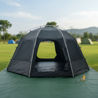 Nouvelle tente de camping gonflable double couche en coton quatre saisons, modèle DYI-052 de la marque DY, très populaire, avec deux chambres, type abri-cabane.