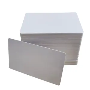Carte PC vierge imprimable 100% en Polycarbonate pur T5577, carte PVC blanche