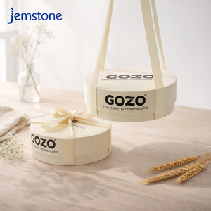 Caja de Pastel de Papel Kraft Ecológica Personalizada, Apta para Alimentos, para Pasteles, Postres y Chicles, Embalaje en Tubo Cilíndrico de Lujo, Apta para Horno - Product Image 3