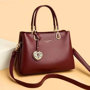 Sac fourre-tout rétro tendance avec fermeture éclair, portable et antivol. Sac à main de luxe pour un usage quotidien. Modèle 6454 - Product Image 6