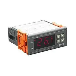Pengontrol suhu stc digital 1000, termostat 220v relai inkubator 12v Tampilan tinggi elektronik 10a pemanas 24v