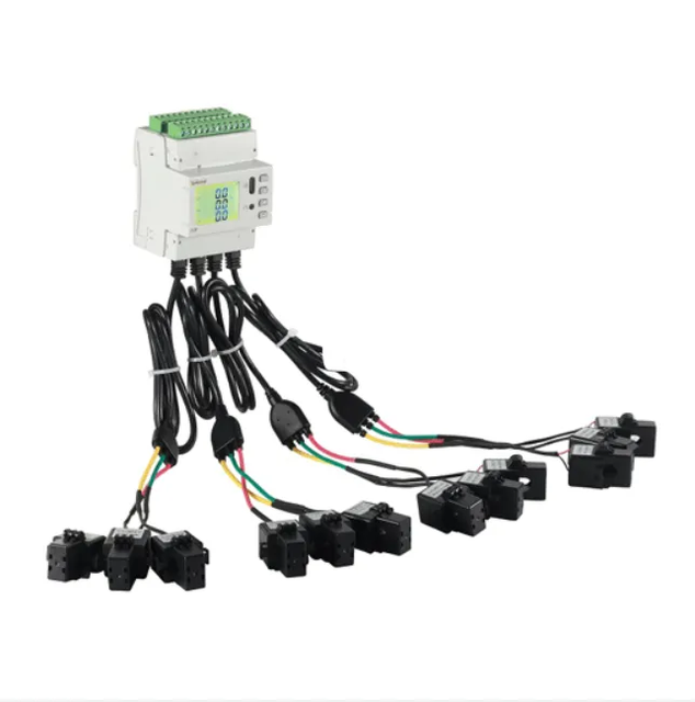 Acrel DTSD1352-4S Three Phase DIN Rail Multi-Circuit Power Meter with RS485 Communication for Base Station Use