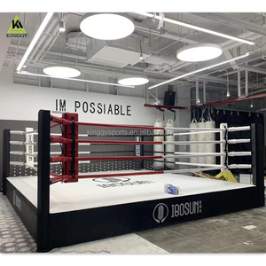 <span class=keywords><strong>Ring</strong></span> de boxe surélevé professionnel personnalisé pour <span class=keywords><strong>MMA</strong></span>, en acier structurel robuste, pour arène de combat durable - Product Image 3
