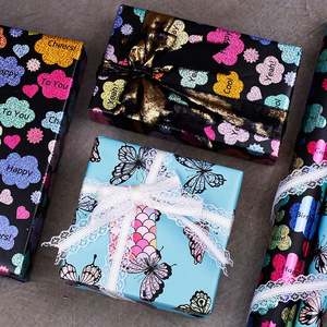 2025 Birthday Gift Wrapping <b>Paper</b> 43 *1000 cm Metallic <b>Paper</b> Gift Foil Wrapping <b>Paper</b> <b>Packaging</b> - Product Image 4