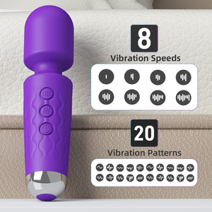 Vibrateur personnalisable en silicone pour massage, baguette de massage AV, jouet sexuel pour adultes, sextoys pour femmes - Product Image 4