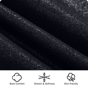 Leggings de yoga de cintura alta con textura de cuero sintético, efecto levanta glúteos, ajuste ceñido, transpirables, de secado rápido, con cintura elástica de Spandex/Nylon. - Product Image 6