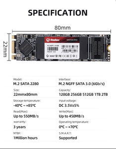 KingSpec 대용량 ssd m.<span class=keywords><strong>2</strong></span> ngff SATA 2280 4tb - Product Image 4