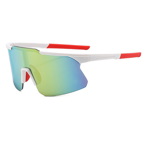 Cycling Glasses <b>Full</b> Rim Spherical Polycarbonate Lens UV400 Anti <b>Slip</b> For Men Cycling Sport Goggles - Product Image 4