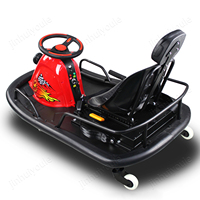 Kart électrique commercial pour enfants et adultes - Vitesse réglable jusqu'à 25 km/h, capacité de charge de 120 kg, utilisation en extérieur