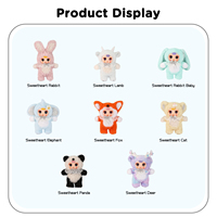 Nouvelle série de peluches animales Hot Cartoon MM Suger Sweetheart Baby 400% en boîte mystère, mignonne poupée en boîte surprise pour cadeaux
