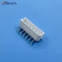 Connecteurs électroniques JINDA 5264-6AW 2,5 mm 6 broches, bornes mâles et femelles courbées, en laiton étamé, pour câble-à-carte, pour PCB
