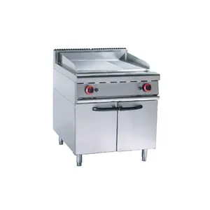 RTK商用燃气不锈钢半烤盘半烧烤机燃气烧烤机