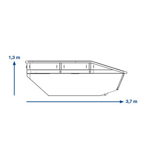 BIDONE PER RIFIUTI FERROSI – 7 m³ - Product Image 1