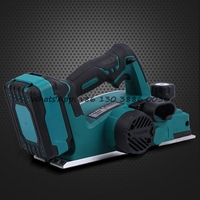 Rabot électrique sans fil à batterie au lithium rechargeable de 82mm rabot à bois portable tondeuse de bord 0-2mm raboteuse à bois électrique