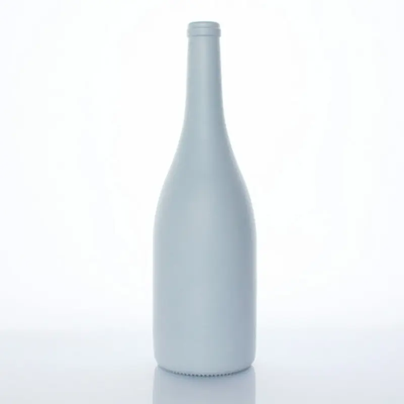 750ml White Color liquor Bottle Whiskey Brandy Rum Vodka Glass Spirit Bottle for Distillery Bourbon Glass bottles