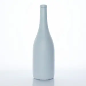 750ml beyaz renk likör şişesi viski brendi rom votka cam ruh şişe Distillery Bourbon cam şişeler için