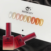 Vernis Gel Effet Magnétique Cat Eye UV LED Soak Off Longue Durée Haute Brillance pour Manucure en Salon et DIY à Domicile