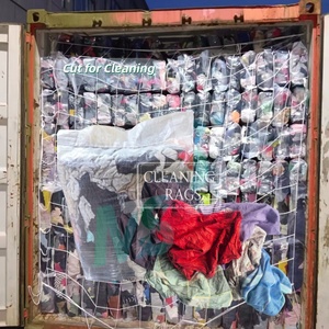 Trapos Industriales de Grado 10Kg 25Kg, Multicolor, Absorbentes, 20 Kilos, Trapos Desgastados para Talleres Mecánicos y Maquinaria - Product Image 1