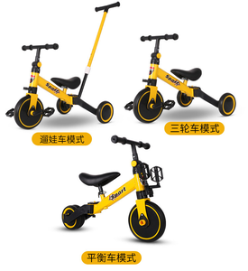 Bon prix certifié CE tricycle pliable pour enfant tricycle à rotation à pneu pneumatique siège rotatif 4-en-1 tricycle pour bébé de 2 à 4 ans - Product Image 4