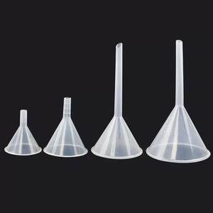 Suprimentos de Laboratório Direto da Fábrica, Conjunto de Funis de Plástico Triangulares com Capacidade de 30-150ml, Marca HS - Product Image 5