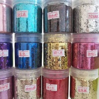 Osbang 20 Couleurs 3g par Flacon Pigment Organique Oxyde de Fer Flocons Dorés Colorés pour Ongles Résine Époxy Artisanat Fait Main DIY